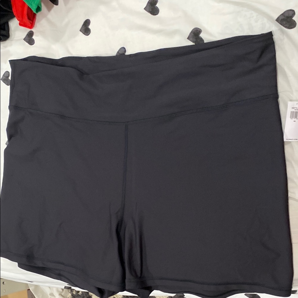Old Navy Black Athletic Shorts with Elastic Waistband